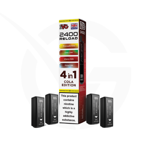 Cola Edition Prefilled Pods By IVG 2400 Reload