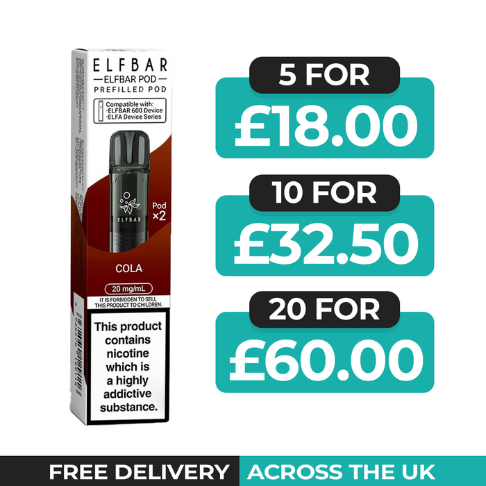 Elf Bar 600 Cola Preflled Pods