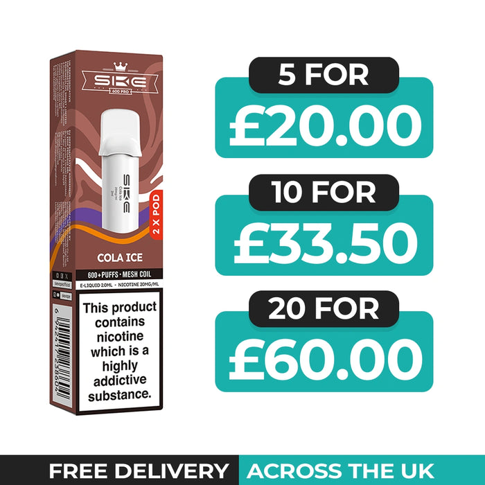 SKE 600 Pro Cola Ice Replaceable Prefilled Pods