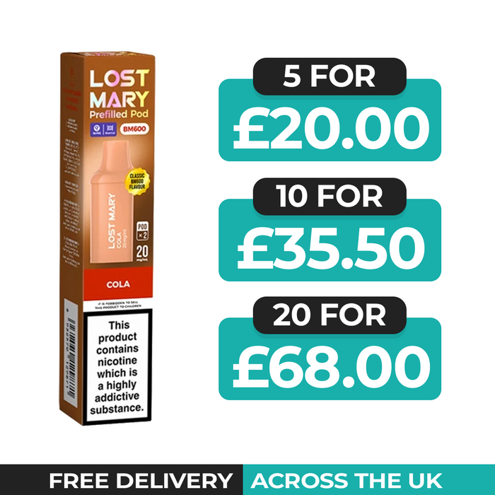 Lost Mary BM600 Cola Prefilled Refill Pods
