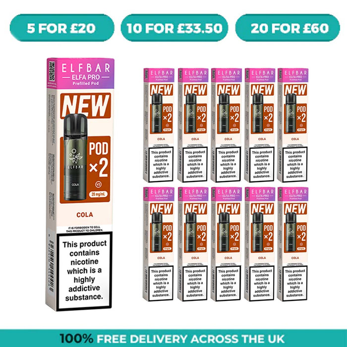 Cola Elfa Pro Prefilled Pods by Elf Bar