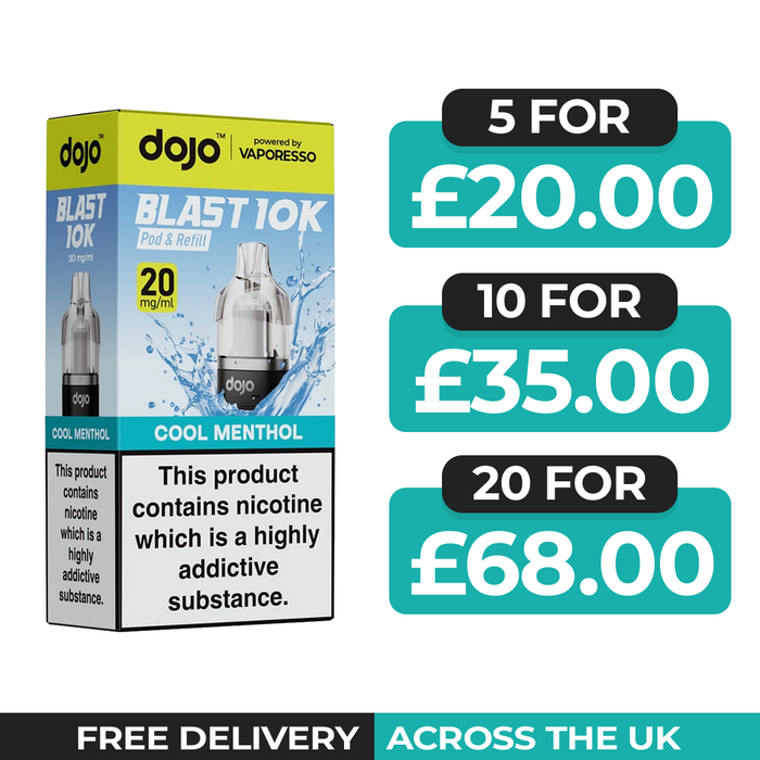Vaporesso Dojo Blast 10k Cool Menthol Refill Pods