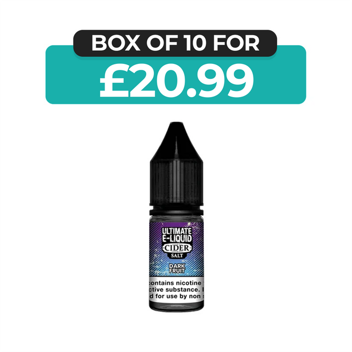 Dark Fruit Cider 10ml Nic Salt E-Liquid by Ultimate Juice