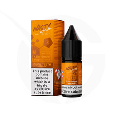 Devil Teeth 10ml Nic Salt E-Liquid By Nasty Juice Intense