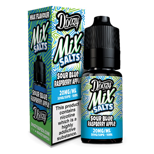 Sour Blue Rasberry Apple Nic Salt E-liquid by Doozy Mix Salts