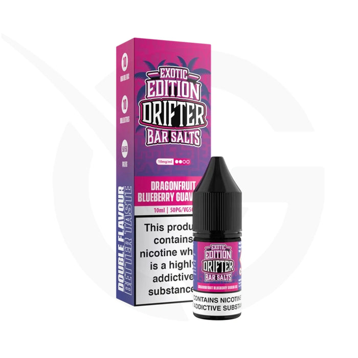 Drifter Exotics Dragonfruit Blueberry Guava Ice Nic Salt E-Liquid