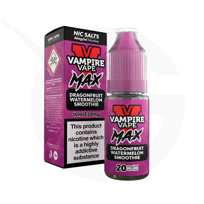 Dragon fruit Watermelon Smoothie Nic Salt E-Liquid by Vampire Vape Max