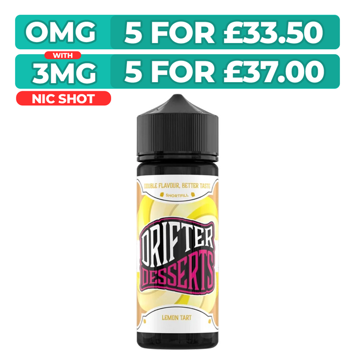 Drifter Bar Juice Lemon Tart 100ml Shortfill E-Liquid