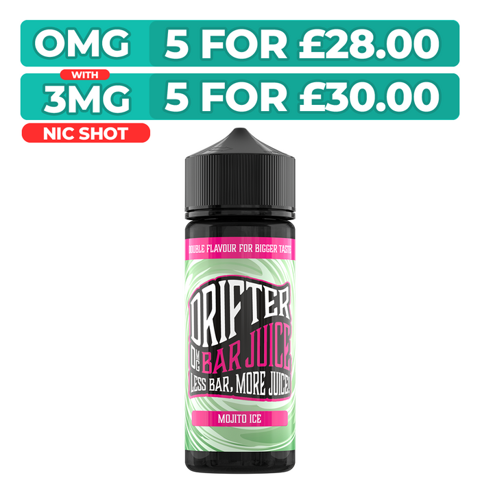Drifter Bar Juice Mojito Ice 100ml Shortfill E-Liquid