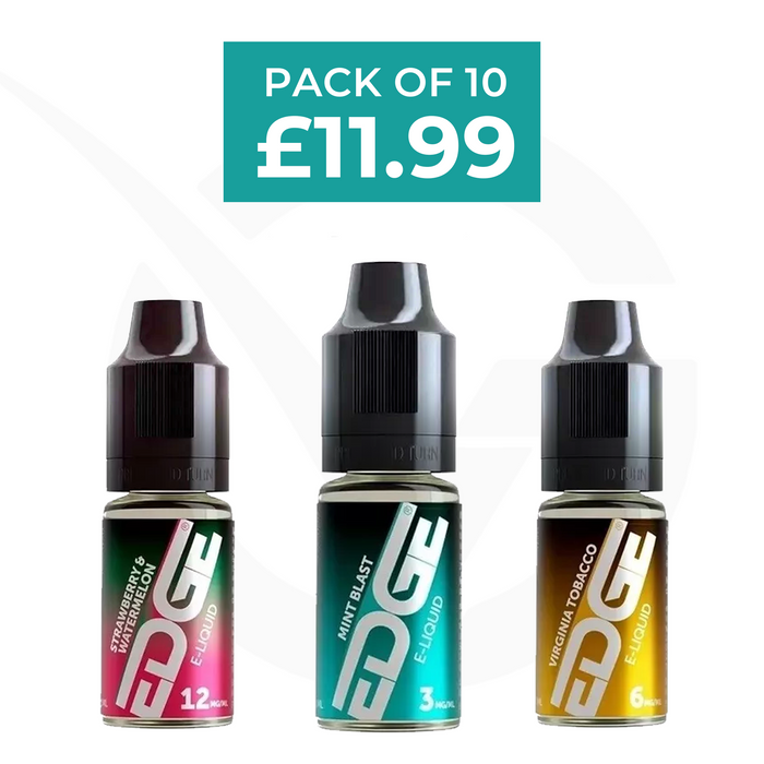 10 x 10ml E Liquid by Edge - Pack Of 10