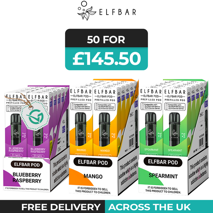 Elf Bar 600 Pods - Bulk Buy Box of 10 & 20