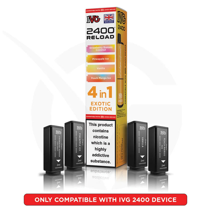 Exotic Edition IVG 2400 4-in-1 Prefilled Pods