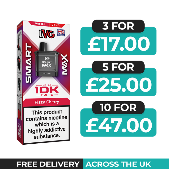 IVG Smart Max Fizzy Cherry Refill Pods