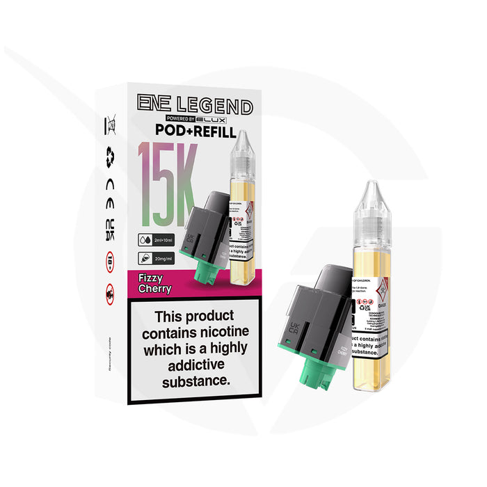 Fizzy Cherry Elux ENE Legend 15k Refill Pods