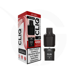 Fizzy Cherry Prefilled Pods By Avomi Cliq 6000
