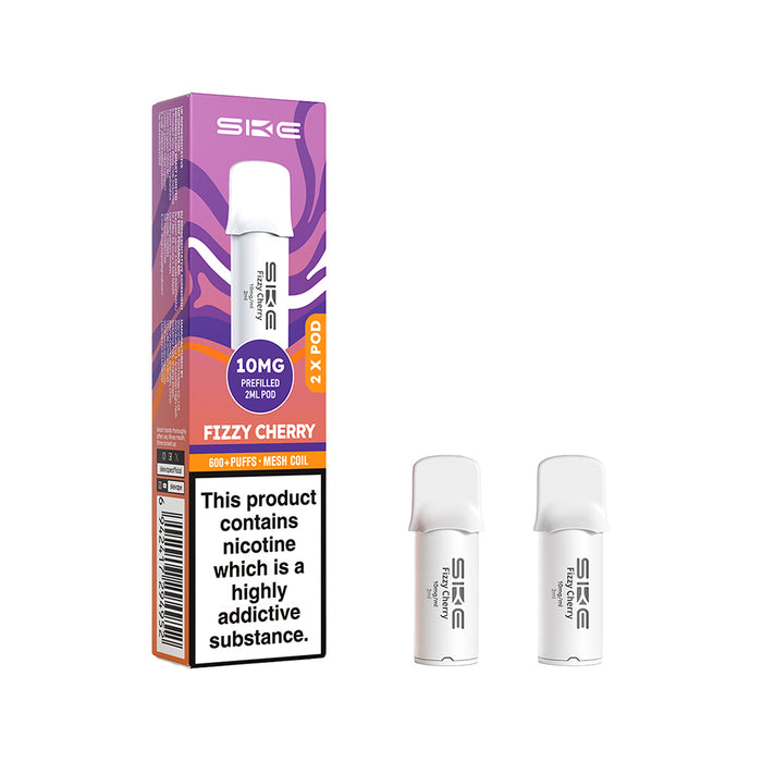 Fizzy Cherry Crystal 600 Pro Prefilled Pods by SKE