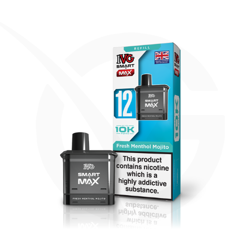 Fresh Menthol Mojito Prefilled Pods By IVG Smart Max + Refill Containers