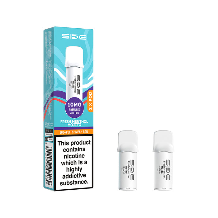 Fresh Menthol Mojito Crystal 600 Pro Prefilled Pods by SKE