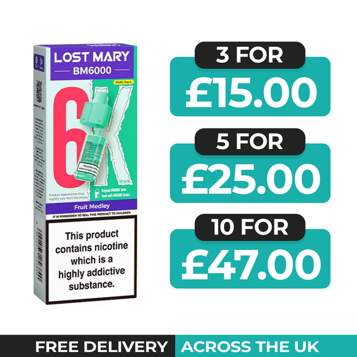 Lost Mary BM6000 Fruit Medley Prefilled Refill Pods