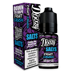 Fruit Crush 10ml Nic Salt E-Liquid By Doozy