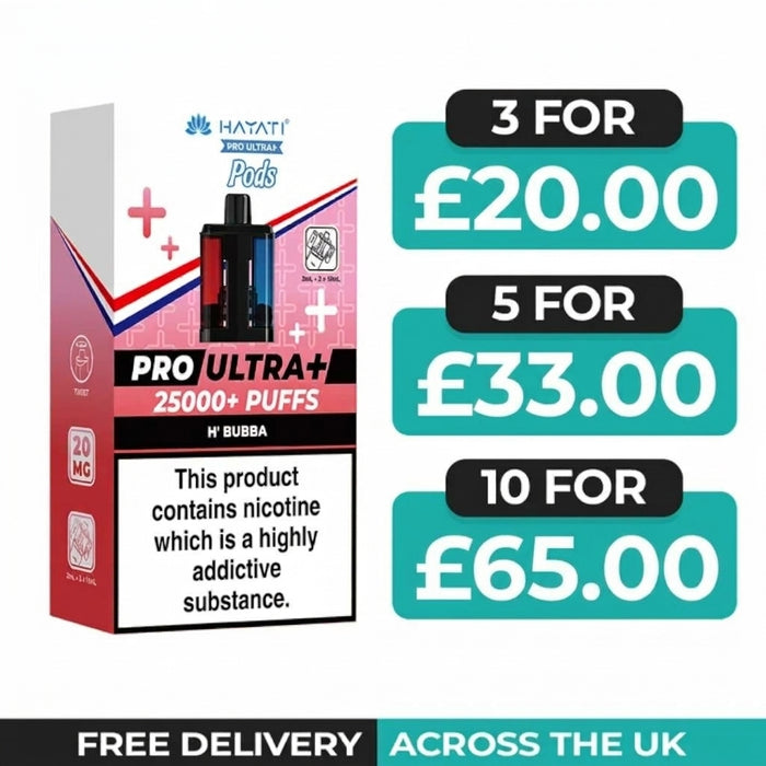 Hayati Pro Ultra Plus 25000 H' Bubba Refill Pods