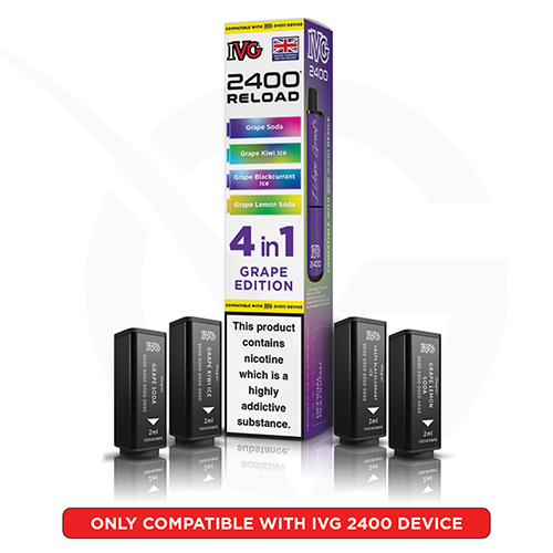 Grape Edition IVG 2400 4-in-1 Prefilled Pods