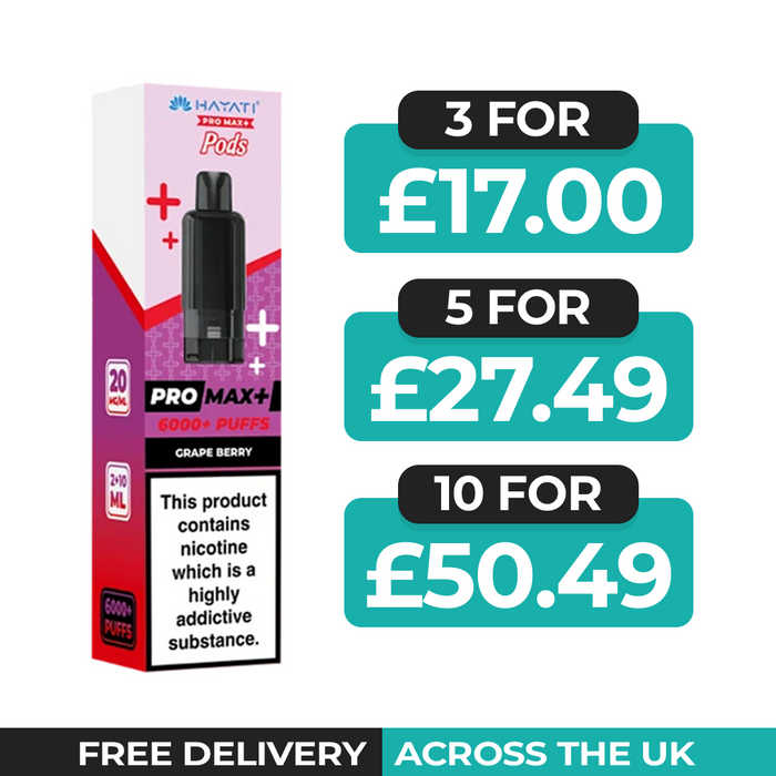 Hayati Pro Max Plus Grape Berry Refill Pods