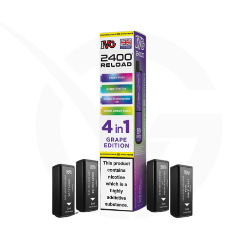 Grape Edition Prefilled Pods By IVG 2400 Reload