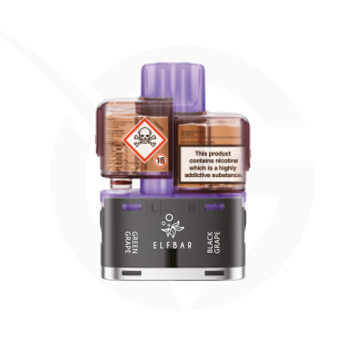Grape Edition Prefilled Pods By Elf Bar Dual 10k