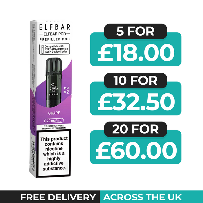 Elf Bar 600 Grape Preflled Pods