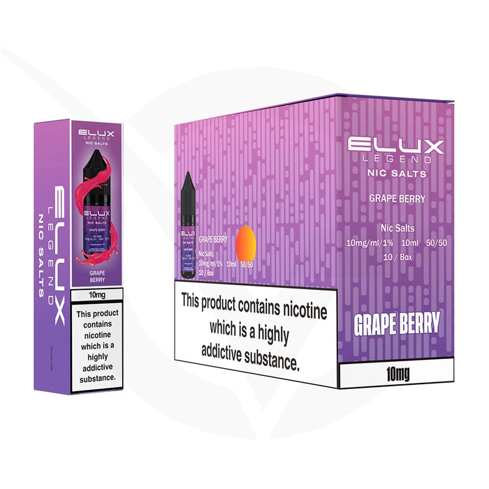 Elux Legend Nic Salt E-Liquid Box of 10