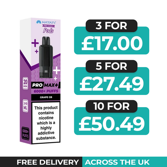 Hayati Pro Max Plus Grape GB Refill Pods