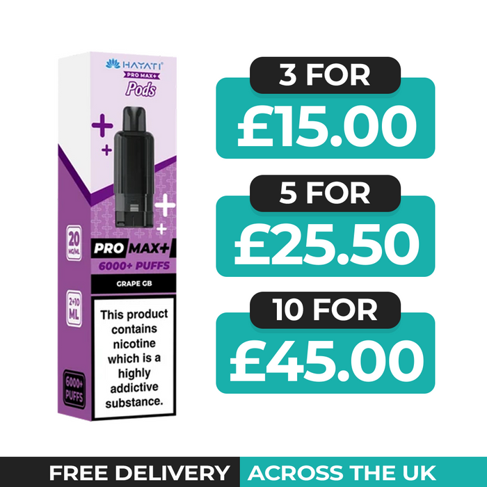 Hayati Pro Max Plus Grape GB Refill Pods
