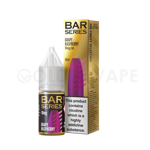 Bar Series Gold Edition Nic Salt 10ml E-Liquid Pack of 10
