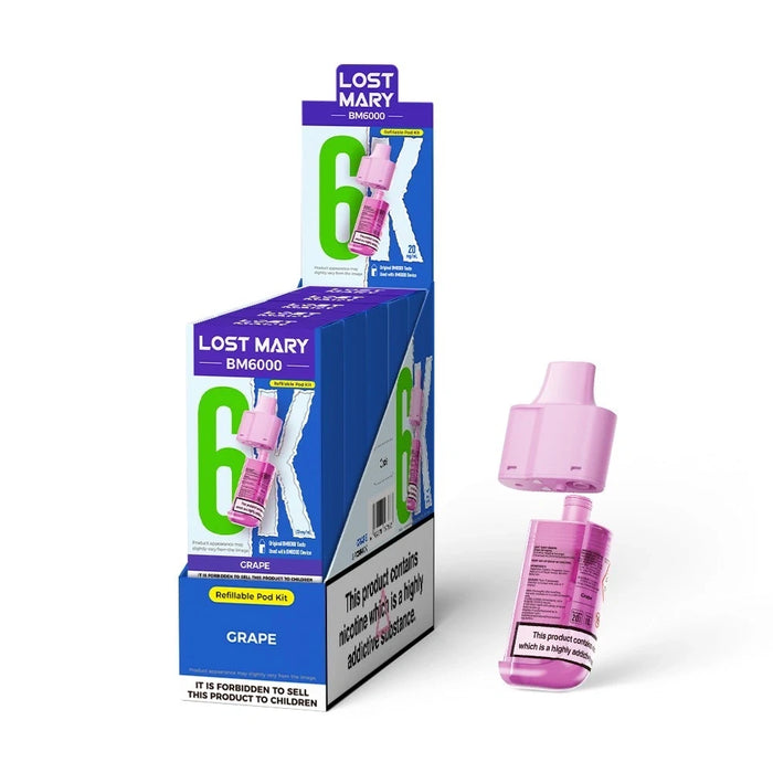Lost Mary BM6000 Refill Pods - Box of 5 & 10