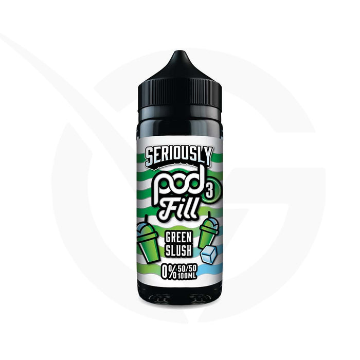 Green Slush 100ml Shortfill E-liquid by Seriously Pod Fill 3