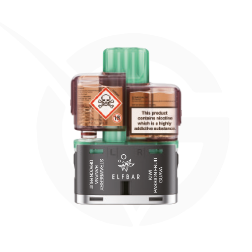 Green Edition Prefilled Pods By Elf Bar Dual 10k