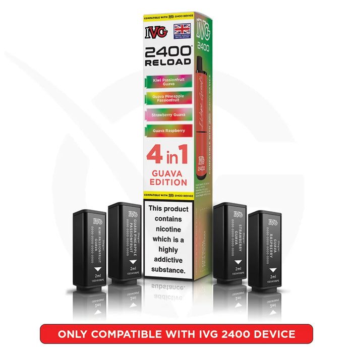 Guava Edition IVG 2400 4-in-1 Reload Prefilled Pods