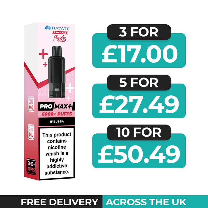Hayati Pro Max Plus H' Bubba Refill Pods
