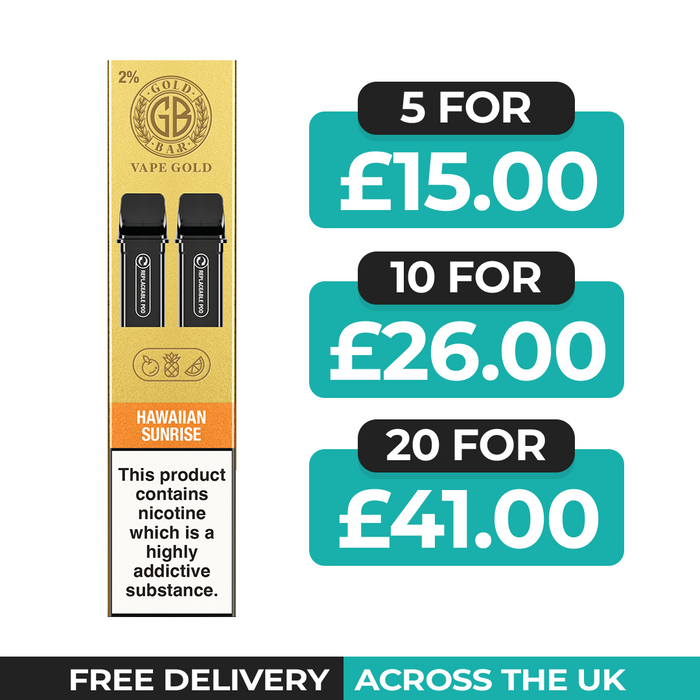 Gold Bar Reload Hawaiian Sunrise Refill Pods
