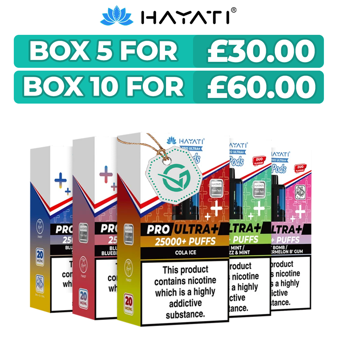 Hayati Pro Ultra Plus 25K Replacement Pods