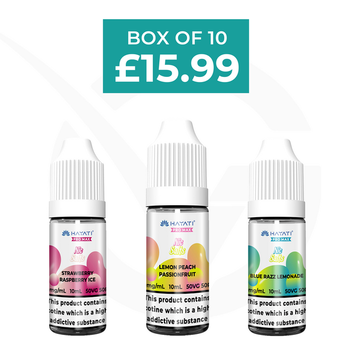 Hayati Pro Max Nic Salt E-Liquids 10 x Multipack