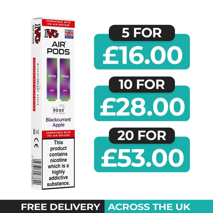 IVG Air Blackcurrant Apple Refill Pods