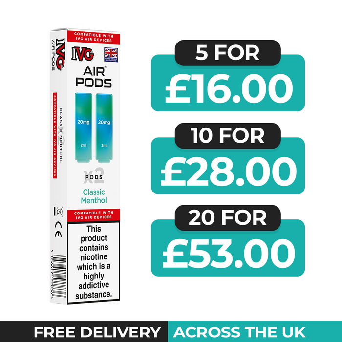 IVG Air Classic Menthol Refill Pods