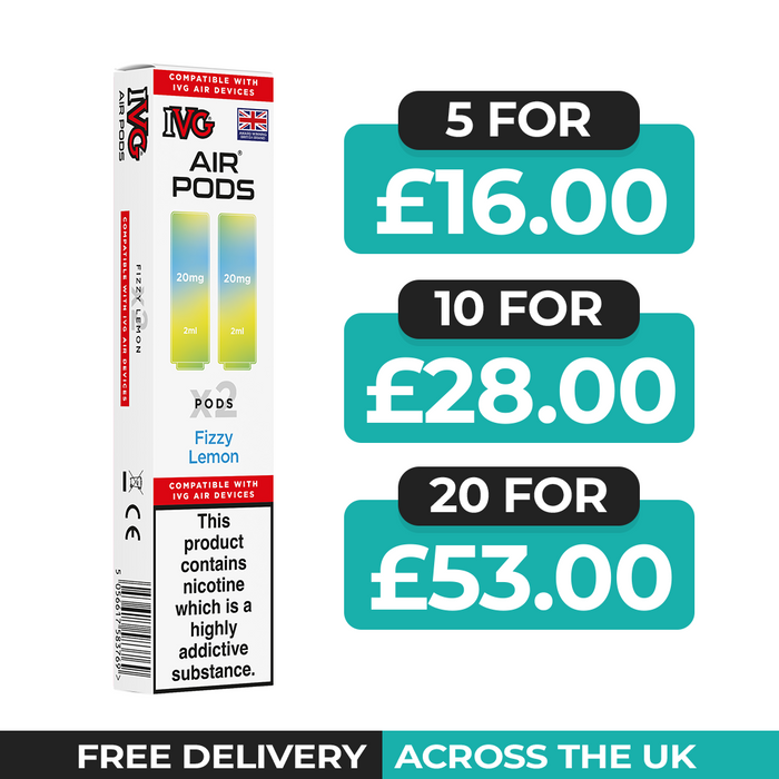 IVG Air Fizzy Lemon Refill Pods