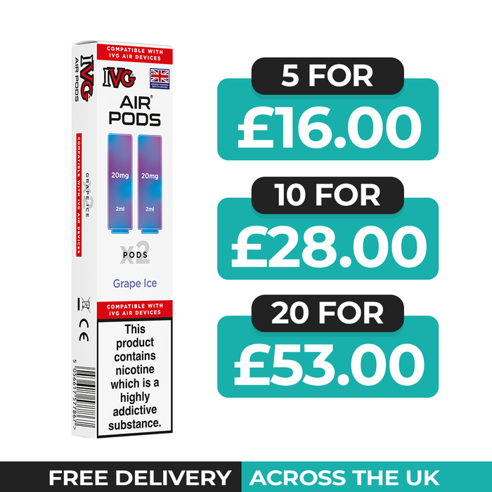 IVG Air Grape Ice Refill Pods