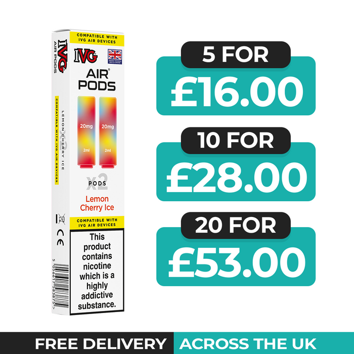 IVG Air Lemon Cherry Ice Refill Pods