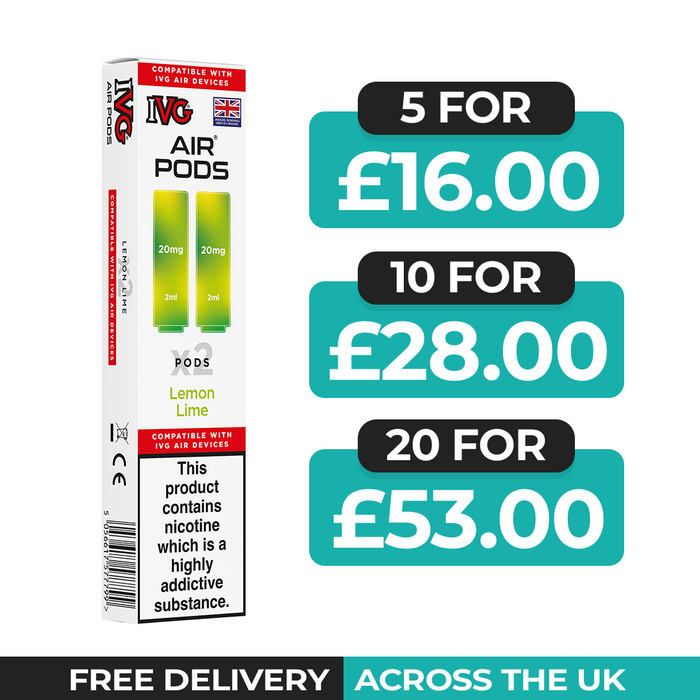 IVG Air Lemon Lime Refill Pods