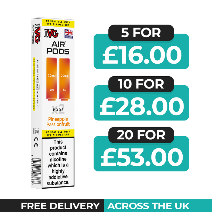 IVG Air Pineapple Passionfruit Refill Pods