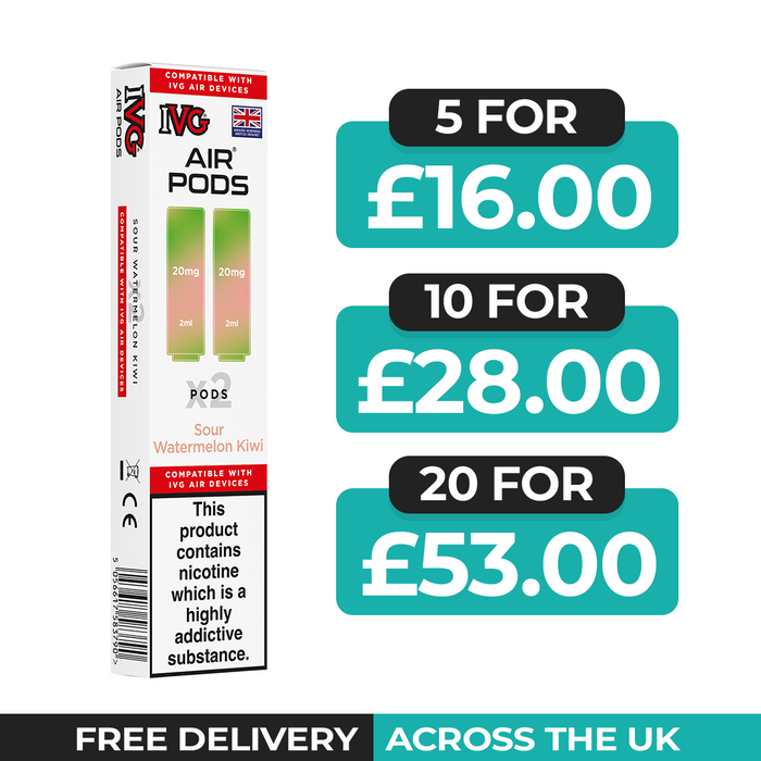 IVG Air Sour Watermelon Kiwi Refill Pods